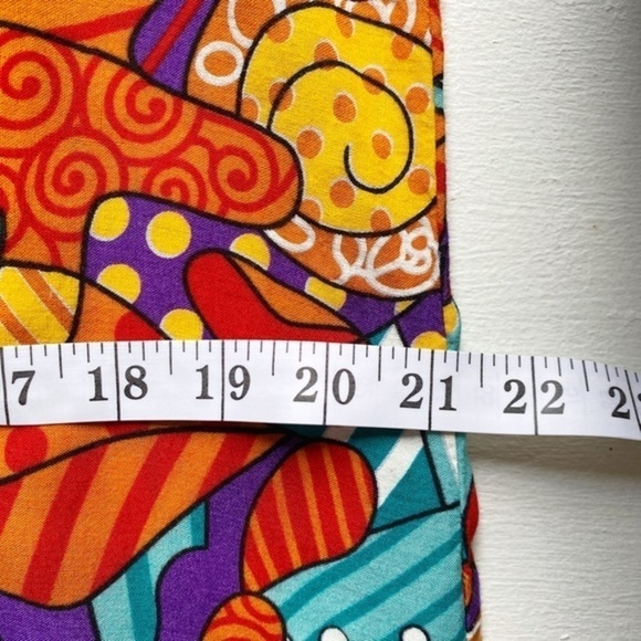 Colorful and Vibrant Rayon Midi Dress - Picture 7 of 10